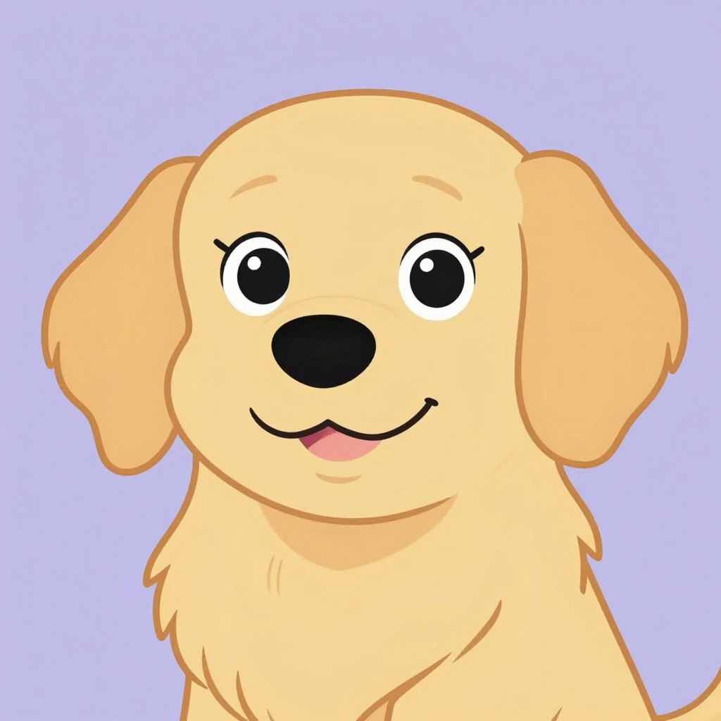 Cartoon pet portrait example by PawTraits